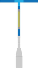 Illustration vector spark plug wrench. flexible spark plug wrench.