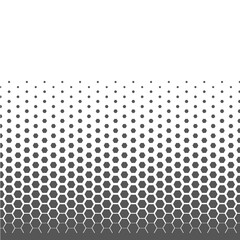 Halftone Hexagon dots backgrounds