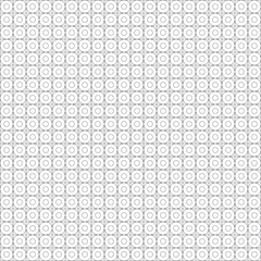 Fototapeta na wymiar Abstract black and white circles, vector seamless geometric pattern