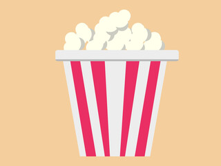 Popcorn. Vector illustration