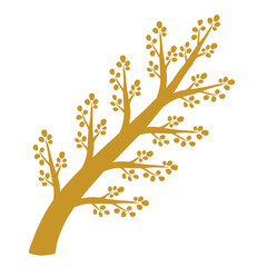 Fototapeta premium Autumn tree illustration