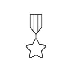 Award icon. Award medal pictograms symbol template for graphic and web design collection logo vector illustration