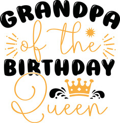 Birthday princess svg design files
