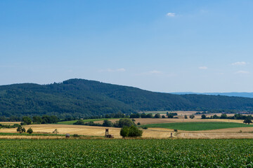 Landscape near the german city called Bad Zwesten