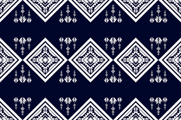 Obraz premium Ethnic seamless pattern traditional Design for clothing,background,carpet,wallpaper,wrapping,Batik,fabric,Vector illustration.embroidery style.