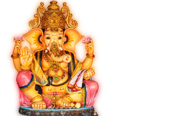 Lord Ganesha , Ganesha Festival Golden Ganesha has old power in religious sites that are separated from the latter