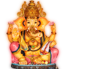 Lord Ganesha , Ganesha Festival Golden Ganesha has old power in religious sites that are separated from the latter