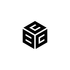 Initial Letter B Circle Design Logo