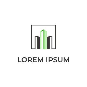 Creative building logo design inspiration