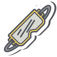 Construction Tools Bullet Journal Sticker Equipmen Device Icon Set Collection