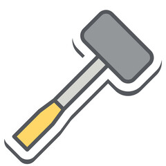 Construction Tools Bullet Journal Sticker Equipmen Device Icon Set Collection