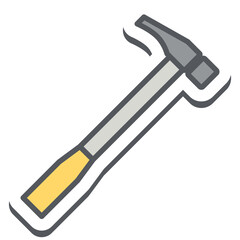 Construction Tools Bullet Journal Sticker Equipmen Device Icon Set Collection