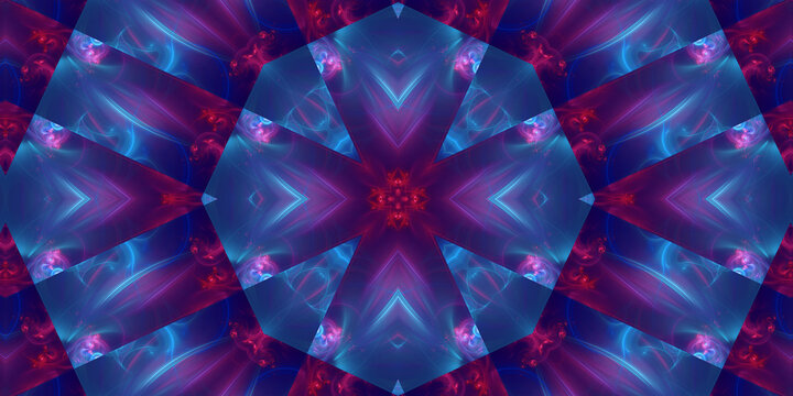 Grafisches Fraktal Element für digitale Hintergründe und Design