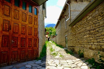 Altes Dorf Lahic Aserbaidschan 