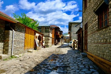 Altes Dorf Lahic Aserbaidschan 