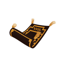 3d Illustration Ramadan Islamic element icon, Carpet