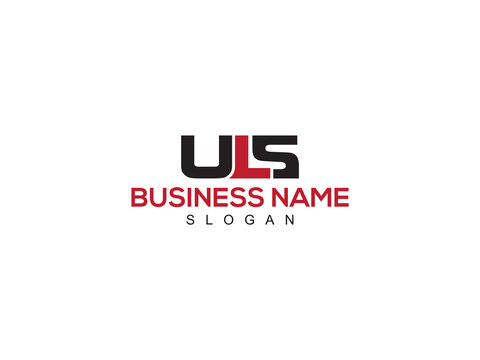 Typography ULS Logo Letter Vector, Creative uls Logo Icon Design For Any Type Of Modern Business