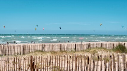 Plage d’Houlgate, Normandie, France 