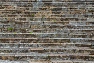 Old stone staircase. Stone background. 