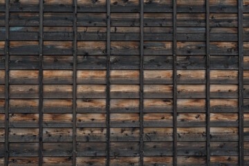 黒い板塀・背景素材