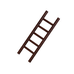 Project tools 3d Illustration, Ladder