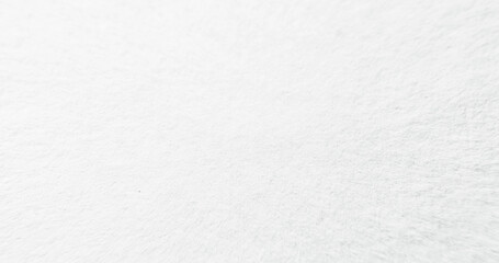 White textured paper for watercolor painting. Noise overlay. Light empty uneven grain wallpaper surface abstract copy space background.