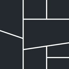 Square Photo Collage Mood Board Frame Photo And Image Mosaic Presentation Template Photographs Collection	
