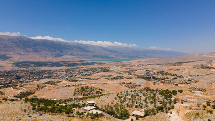 Fototapeta na wymiar Agriculture Fields in Beqaa Valley - Lebanon