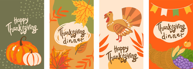 Thanksgiving Day. Vector illustration for your design. - 523351788