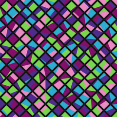 Color Rhombus tile tessellation pattern illustration
