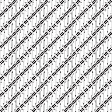Indonesian Batik Parang Kusuma Seamless Pattern