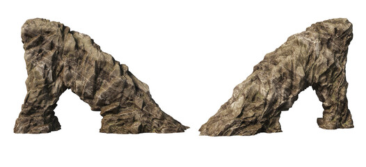 stone Different shapes on a transparent background