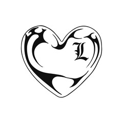 concept heart symbol vector illustration
