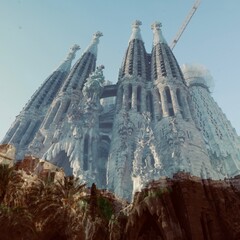 Sagrada familia, Gaudi, Barcelone