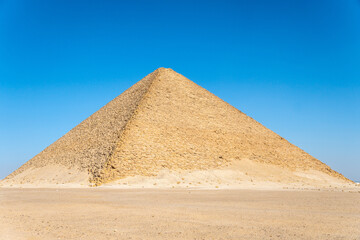 Fototapeta na wymiar Pyramids of Dashur, Pink Pyramid, Bent Pyramid, Egypt