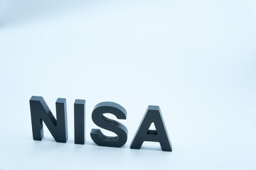 NISAの文字とコピースペース