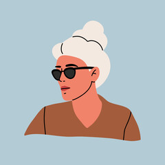 person with glasses
