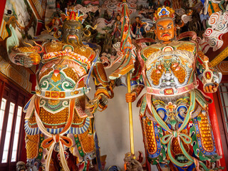 Buddhist sculptures in Chinese temple