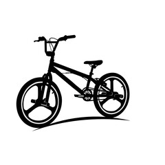vector illustration of a bicycle for freestyle is called bmx