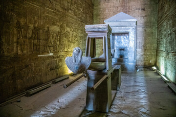 Temple of Edfu, Temple of Horus, Egypt - obrazy, fototapety, plakaty