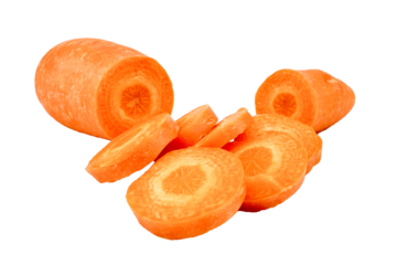 carrot isolated on a white background,element of food healthy nutrients and fruit healthy concept