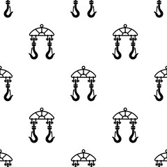 Crane Hook Icon Seamless Pattern M_2208001