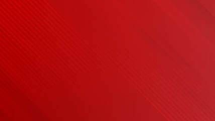Obraz premium Red abstract lines web banner digital background and has space for writing 