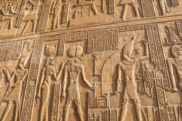 Fototapeta na wymiar Temple at Esna, Temple of Khnum, Egypt