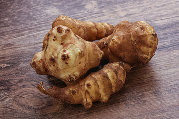 Raw dietary Jerusalem artishoke - topinambur