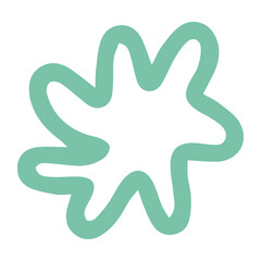 Abstract shape boho art design vector modern and contemporary for wall art, wall decor, print, poster, frame, canvas and home decor.