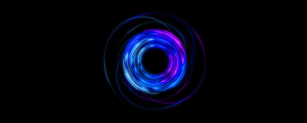 Blue Spiral Motion Effect