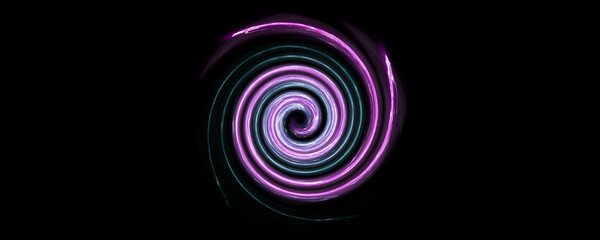 Purple Spiral Motion Effect