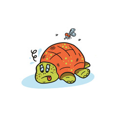 Cute Turtle Cartoon Drawing