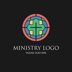 ministry premium logo designs concept 